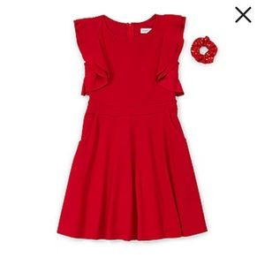 Girls Red Dress